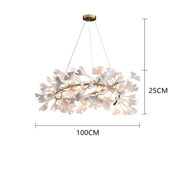 Leaf Chandelier: Stunning Lighting Fixture-Kitchen Island
