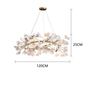 Leaf Chandelier: Stunning Lighting Fixture-Kitchen Island