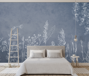 Leaf Feathers Wallpaper Murals-Flower & Leaf Wallpaper