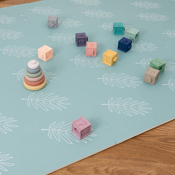 Leaf Theme Puzzle Play Mat Tiles – Soft Foam Baby Floor Mats-Toddler Play Mats