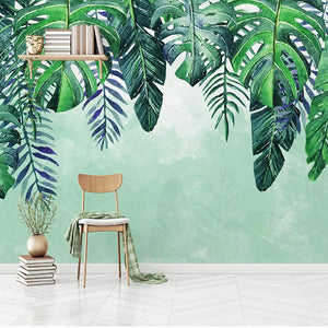 Leafs Fallen Wallpaper Mural - Beautiful and Natural Designs-Flower & Leaf Wallpaper