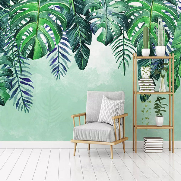 Leafs Fallen Wallpaper Mural - Beautiful and Natural Designs-Flower & Leaf Wallpaper