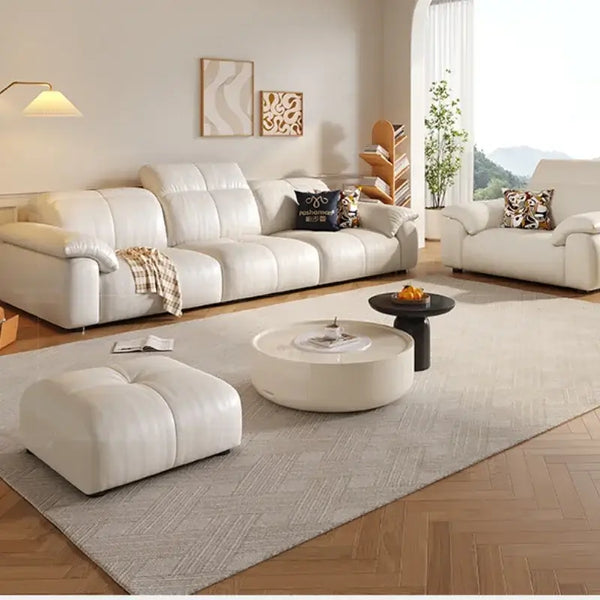 Letto Reclining Sectional Leather Sofa – Remote Controlled Comfort & Luxury-Sofa Set