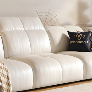 Letto Reclining Sectional Leather Sofa – Remote Controlled Comfort & Luxury-Sofa Set