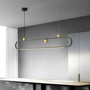 Line Art Kitchen Island Lighting-Kitchen Island