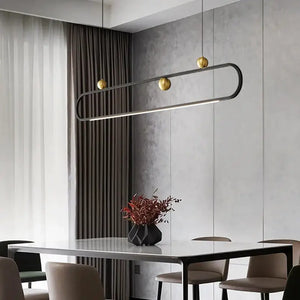 Line Art Kitchen Island Lighting-Kitchen Island