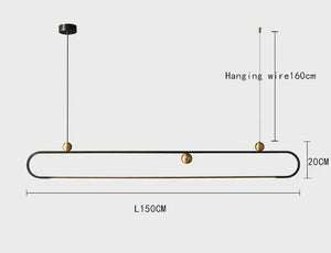 Line Art Kitchen Island Lighting-Kitchen Island