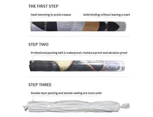 Linear Hexa 3D Diatom Silk Rug for Living Room - Contemporary-Rugs & Carpets