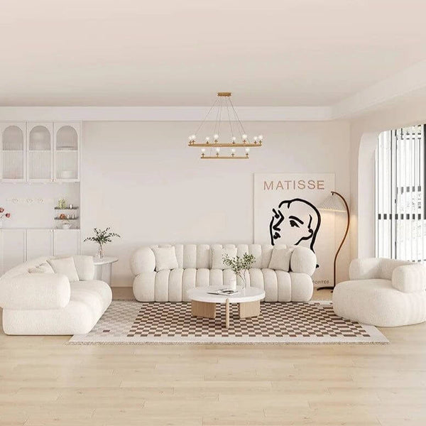 Linear Nordic Style Designer Sofa Set-Sofa Set