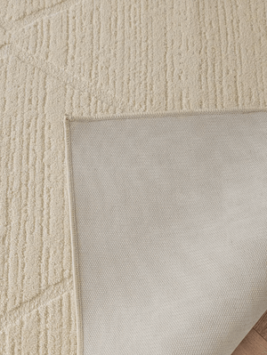 Linear Ripples 3D Diatom Silk Rug for Living Room - Geometric Elegance-Rugs & Carpets