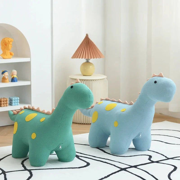 Little Dinosaur Stool Porch - Whimsical Wooden Comfort-Kids Sofas