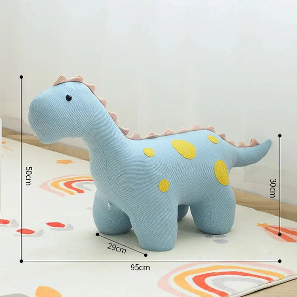 Little Dinosaur Stool Porch - Whimsical Wooden Comfort-Kids Sofas