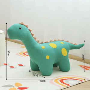 Little Dinosaur Stool Porch - Whimsical Wooden Comfort-Kids Sofas