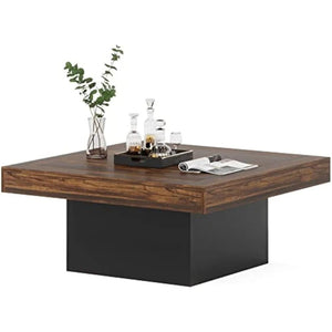 Little Tree Farmhouse Square Coffee Table-Coffee Table