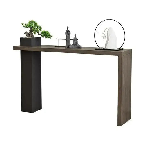 Long Narrow Hallway Solid Wood Console Table-Console Tables