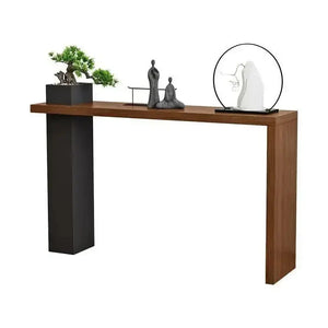 Long Narrow Hallway Solid Wood Console Table-Console Tables