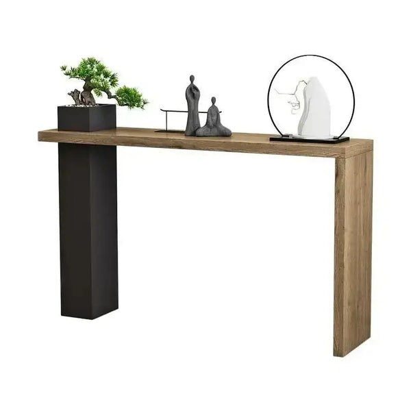 Long Narrow Hallway Solid Wood Console Table-Console Tables