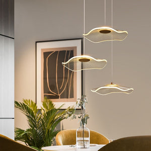 Lotus Leaf Chandelier – Elegant Customizable Pendant Light-Chandeliers