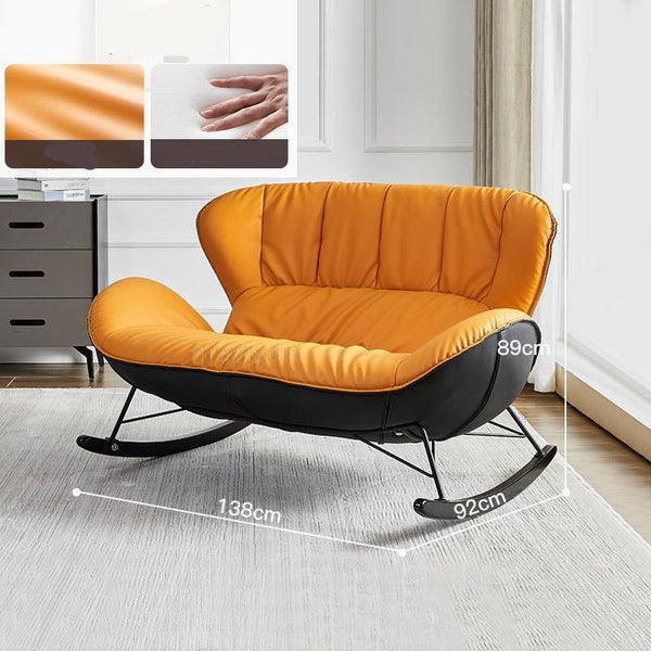 Lounge Rocking Chair - Leather Rocking Chair-Recliners