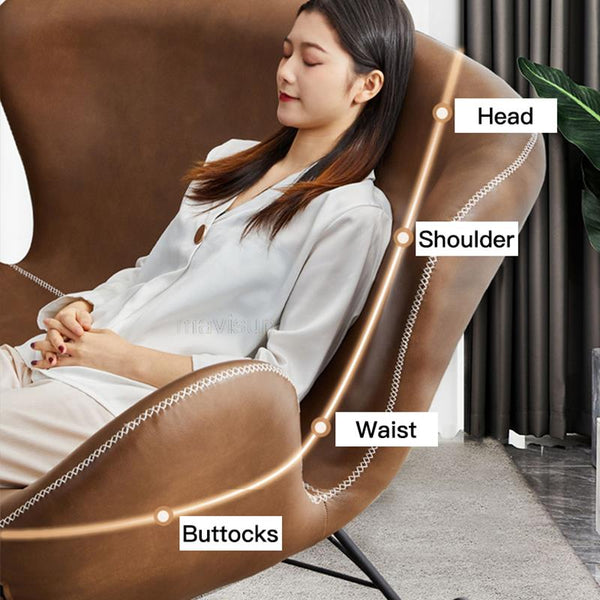 Lounge Rocking Chair - Leather Rocking Chair-Recliners