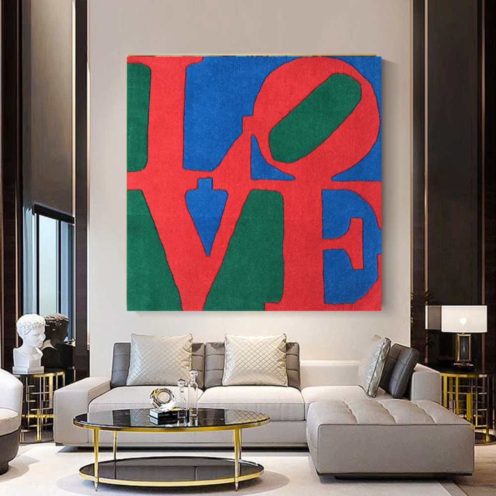 Love Abstract Canvas Wall Art-Wall Posters