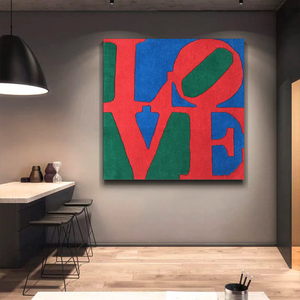Love Abstract Canvas Wall Art-Wall Posters