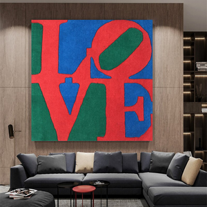 Love Abstract Canvas Wall Art-Wall Posters