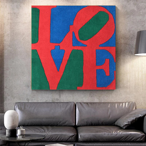 Love Abstract Canvas Wall Art-Wall Posters