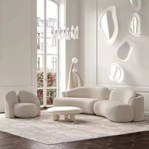 Love Italian Designer Sectional Sofa Set-Sofa Set
