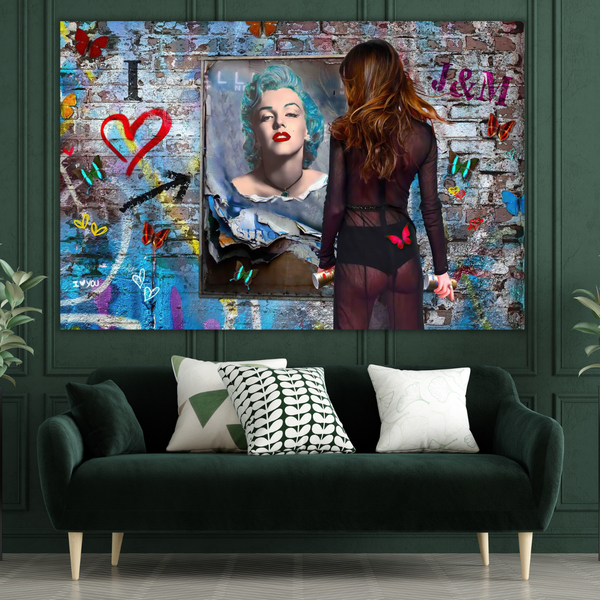 Love: Marilyn Poster – Captivating Iconic Artwork-Wall Posters