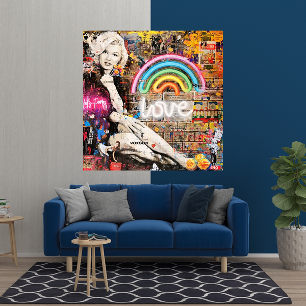 Love is the Answer: Marilyn Poster - Inspiration-Wall Posters
