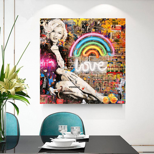 Love is the Answer: Marilyn Poster - Inspiration-Wall Posters