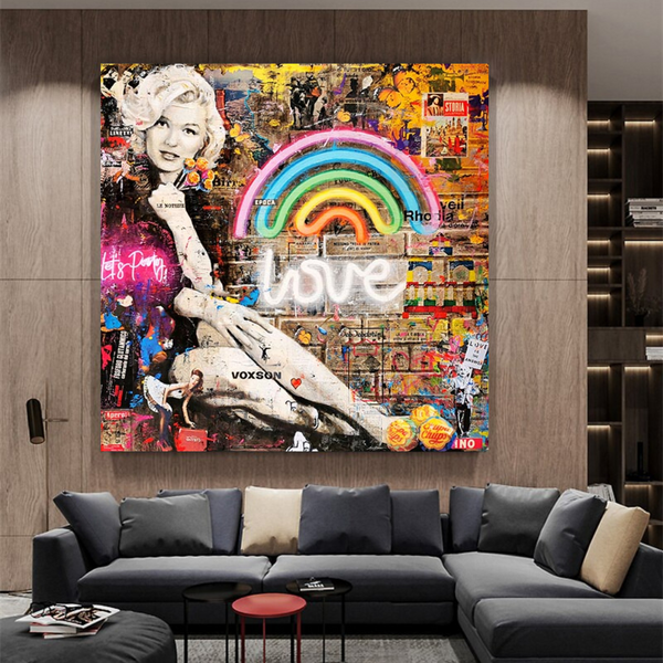 Love is the Answer: Marilyn Poster - Inspiration-Wall Posters