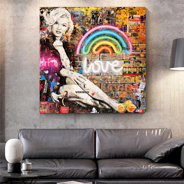 Love is the Answer: Marilyn Poster - Inspiration-Wall Posters