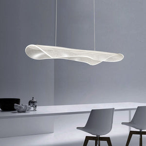 Lustre Acrylic Chandelier: Elegant Lighting Fixture-Kitchen Island