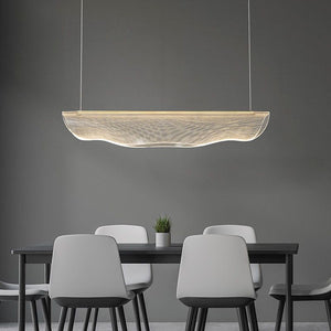 Lustre Acrylic Chandelier: Elegant Lighting Fixture-Kitchen Island