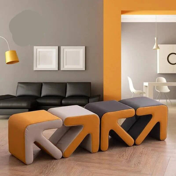 Luxury Arrow Small Minimalist Stool-Foot Stools