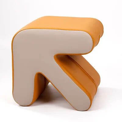 Luxury Arrow Small Minimalist Stool-Foot Stools
