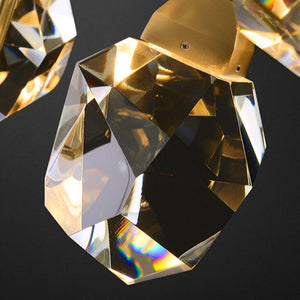 Luxury Crystal Staircase Chandelier with LED Lights-Staircase Chandelier