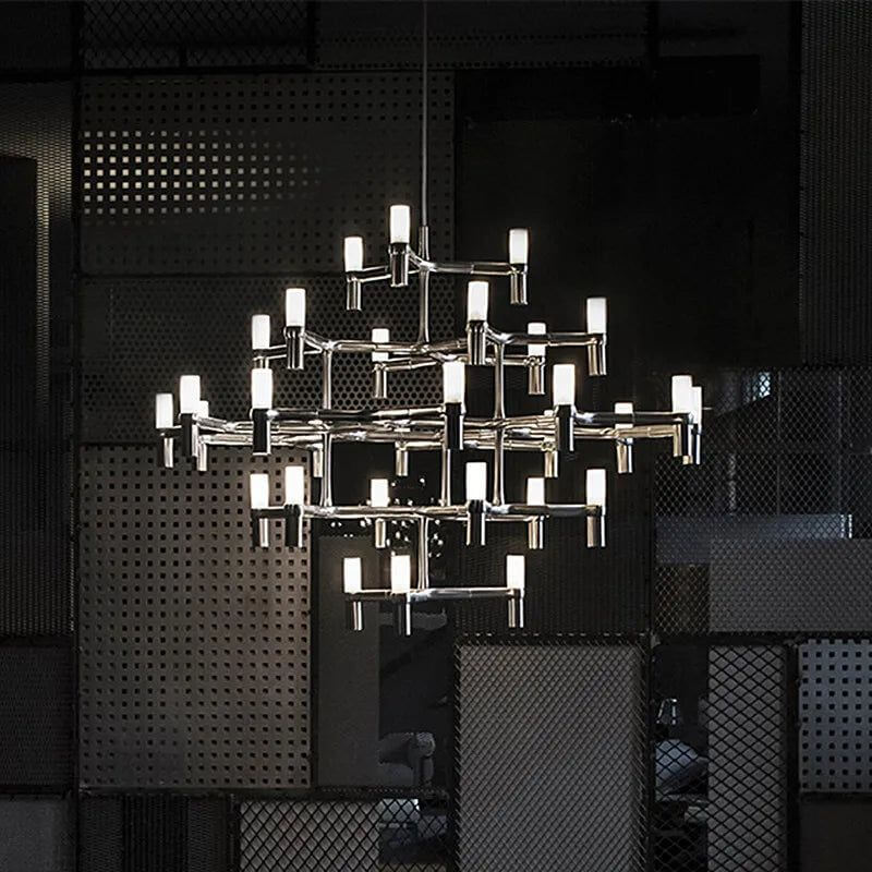 Luxury Large Foyer Farmhouse Metal Chandelier-Ceiling Chandelier