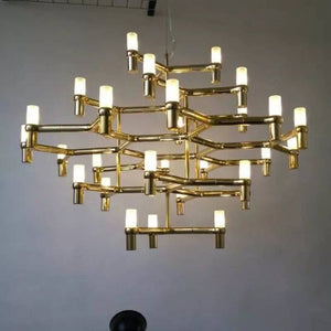 Luxury Large Foyer Farmhouse Metal Chandelier-Ceiling Chandelier