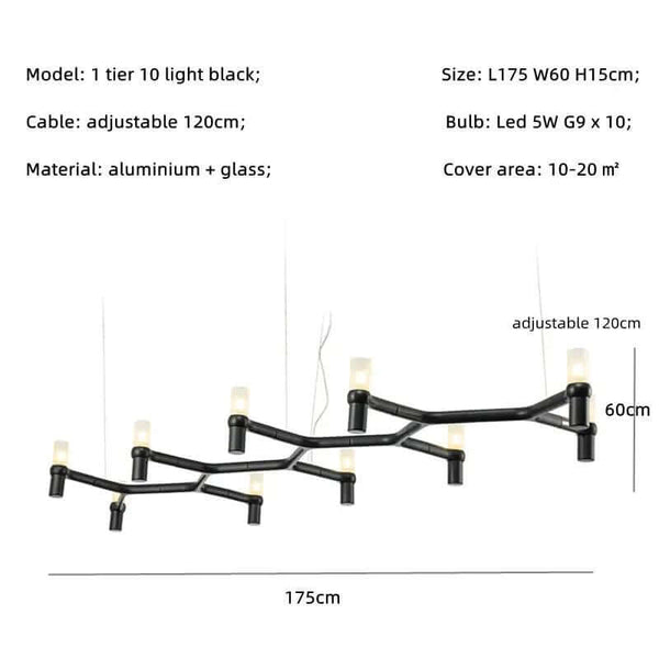 Luxury Large Foyer Farmhouse Metal Chandelier-Ceiling Chandelier