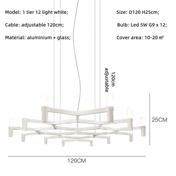 Luxury Large Foyer Farmhouse Metal Chandelier-Ceiling Chandelier