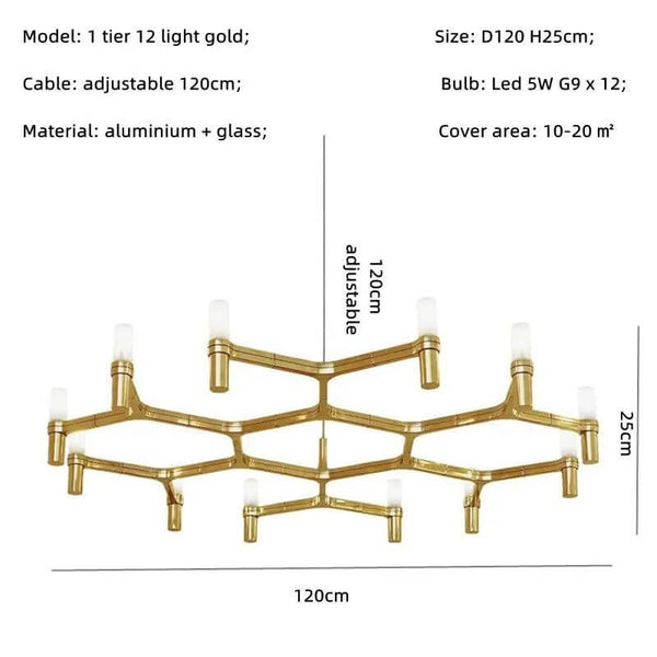 Luxury Large Foyer Farmhouse Metal Chandelier-Ceiling Chandelier
