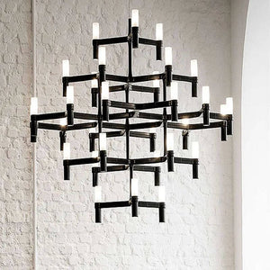 Luxury Large Foyer Farmhouse Metal Chandelier-Ceiling Chandelier