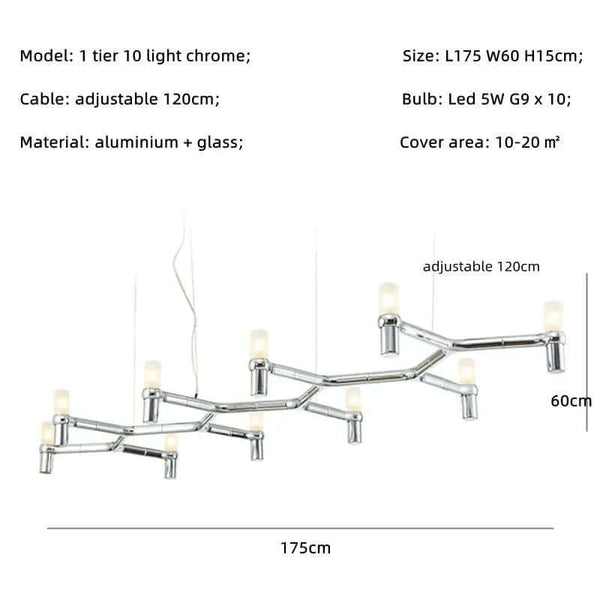 Luxury Large Foyer Farmhouse Metal Chandelier-Ceiling Chandelier