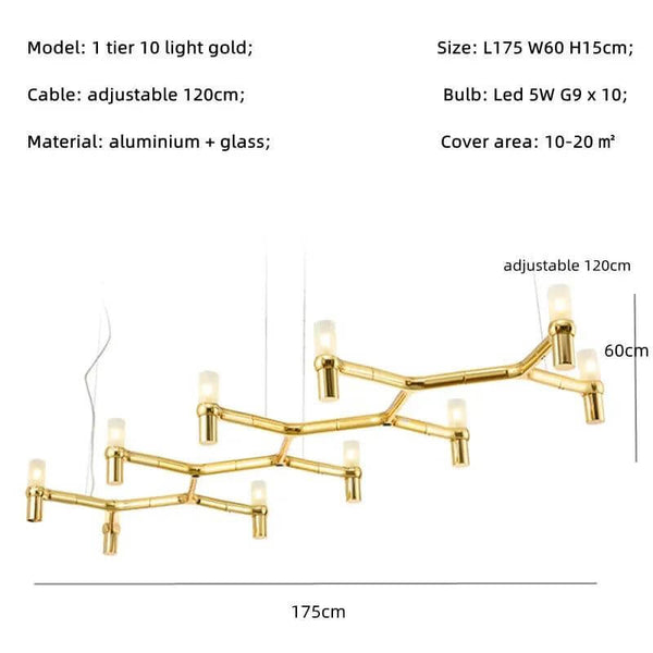 Luxury Large Foyer Farmhouse Metal Chandelier-Ceiling Chandelier