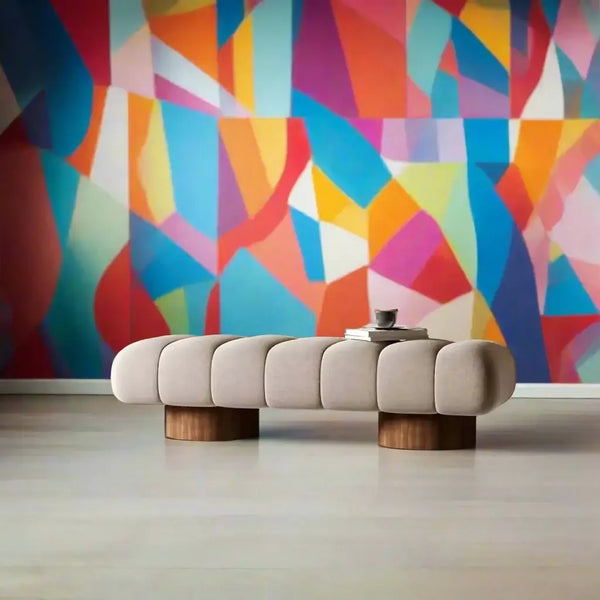 Luxury Upholstered Shoe Bench with Sturdy Wooden Base – Italian-Inspired Design-Bench