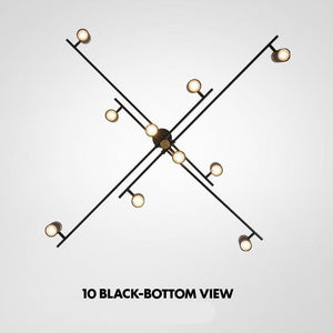 Lynx Design Chandelier: Rotatable Sputnik Chandelier-Ceiling Chandelier