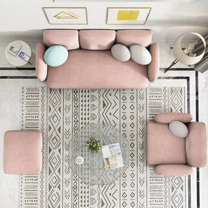 Macarons Designer Sofa Set: Elegant Furniture-Sofa Set